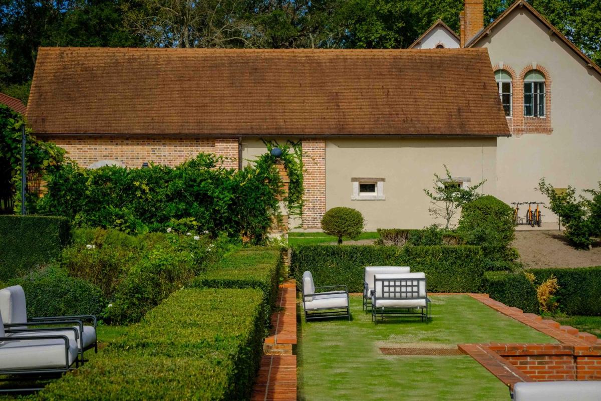 Jardin de l'établissement La Borde en Sologne Château & Spa