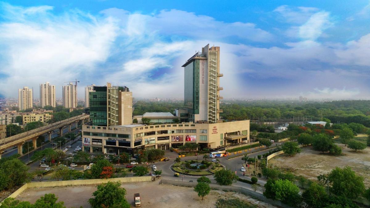 a view of a city with tall buildings at Crowne Plaza New Delhi Rohini by IHG in New Delhi a view of a city with tall buildings at Crowne Plaza New Delhi Rohini by IHG in New Delhi