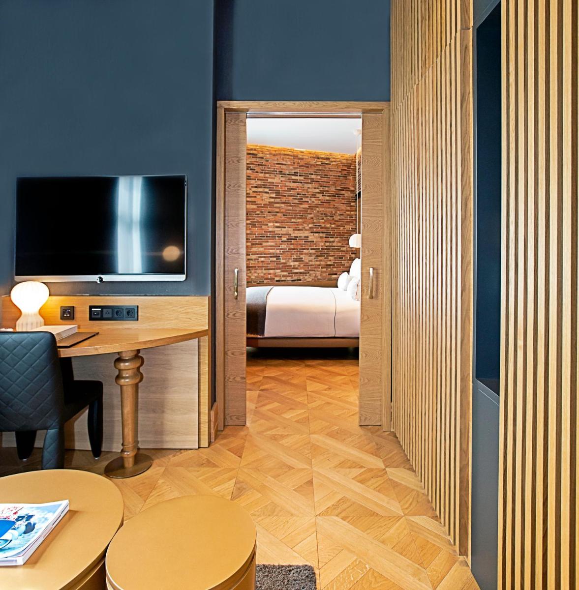 Cama o camas de una habitación en Monument Hotel