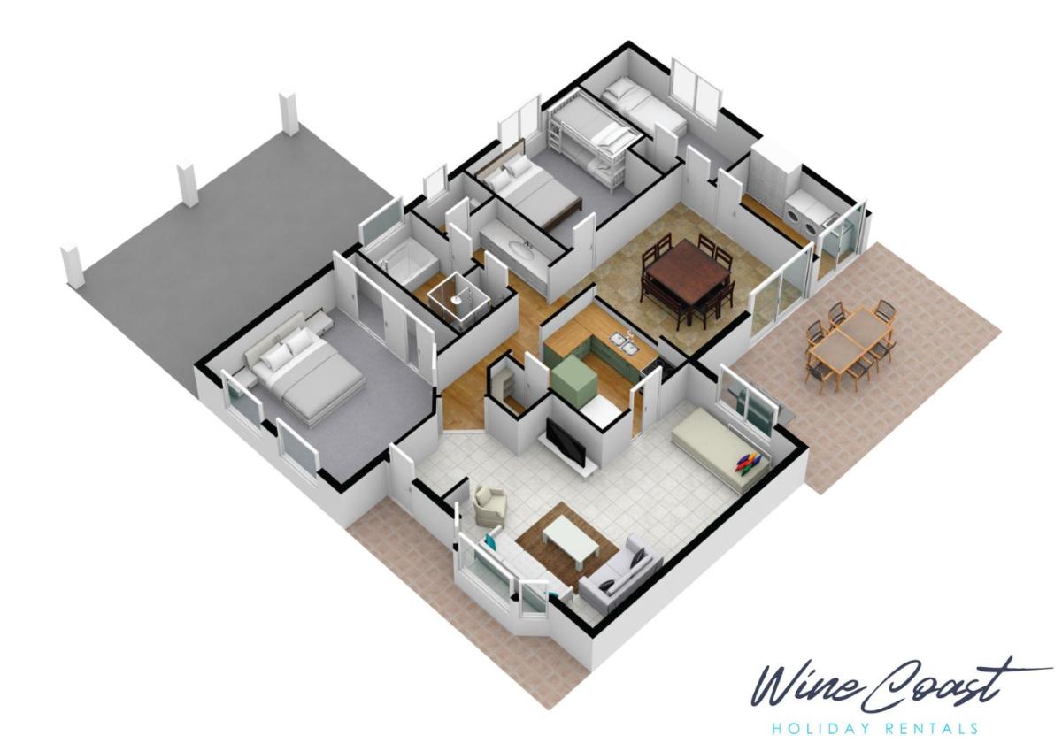 Christies Beach Hideaway by Wine Coast Holiday Rentals. - Housity