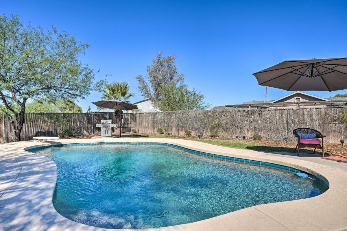 Sunny Phoenix Home with Pool and Backyard Oasis! - Housity