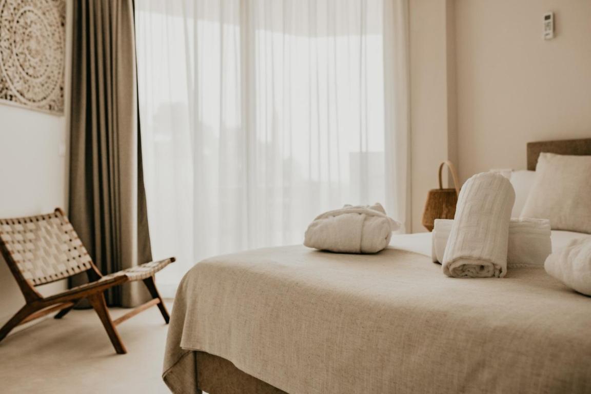 Cama o camas de una habitación en Portomar Apartments - 4-Star Superior Hotel
