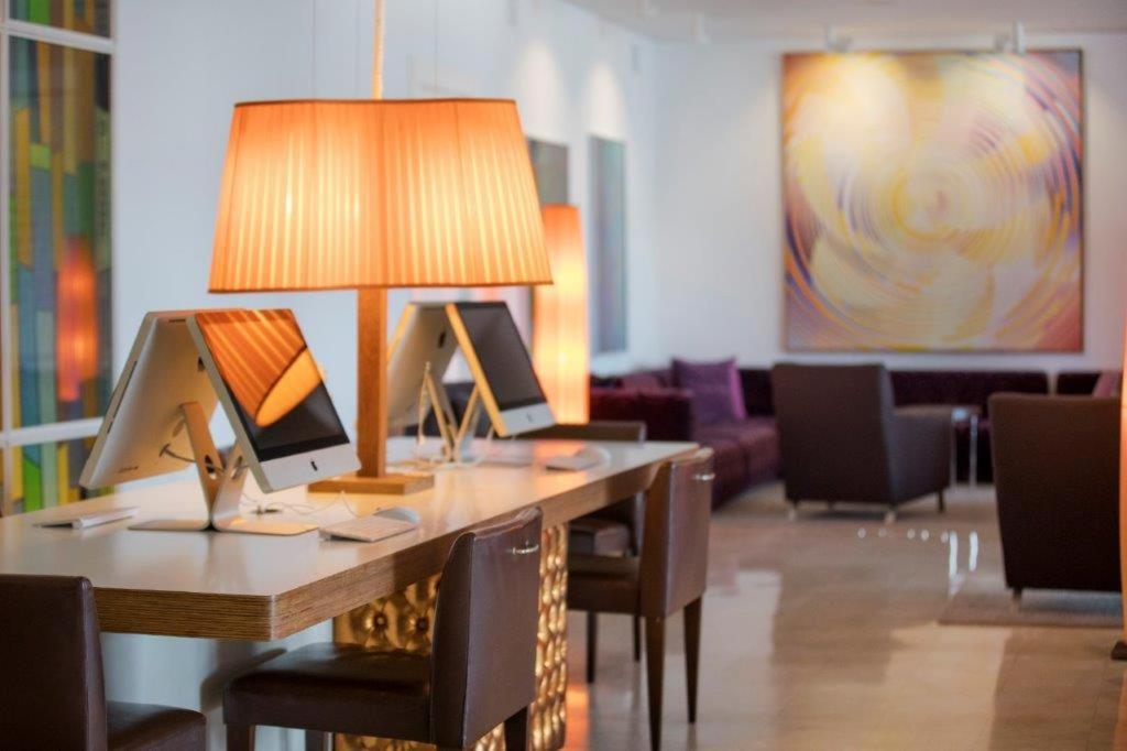 Zona de estar de Hotel Esplendido