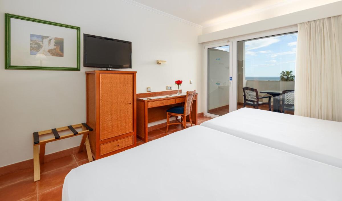 Cama o camas de una habitación en Playacartaya