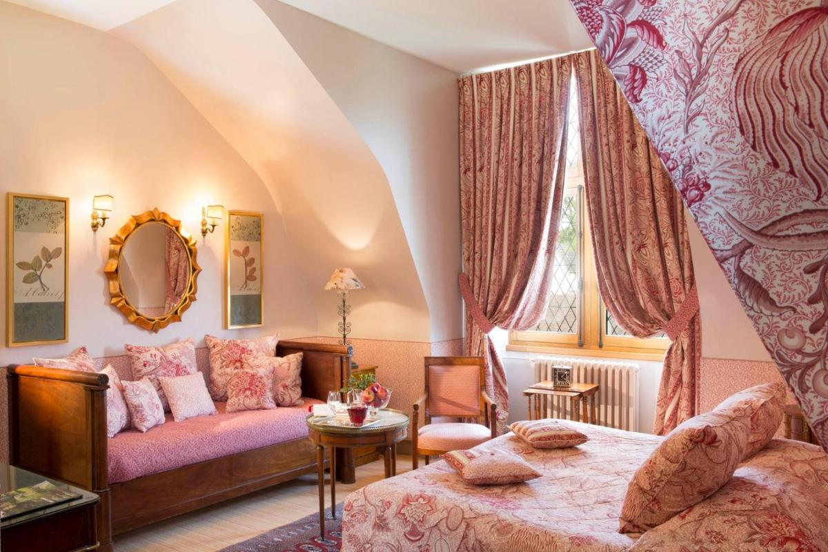 Coin salon dans l'établissement Château de Noizay - ChâteauZen