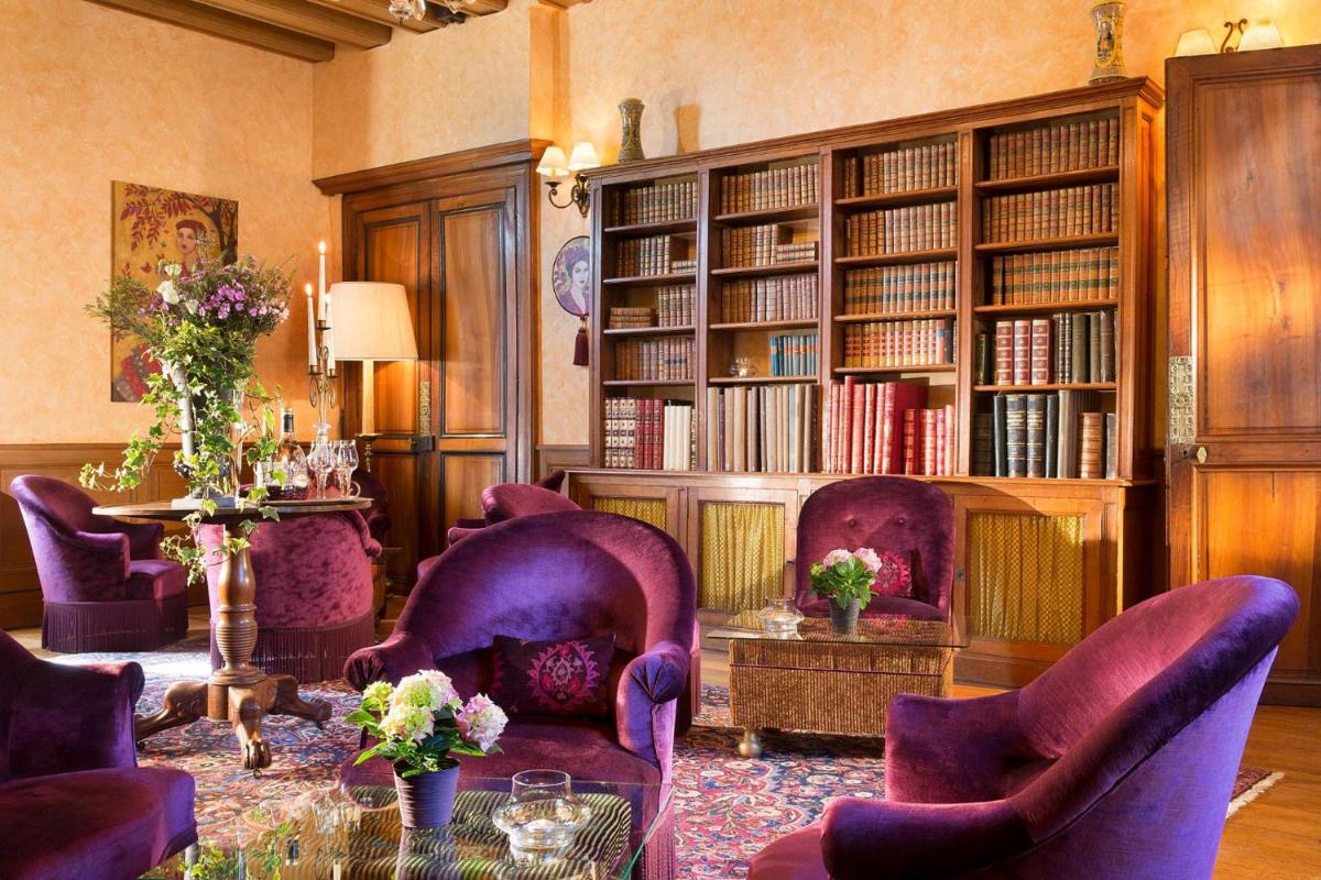 Coin salon dans l'établissement Château de Noizay - ChâteauZen