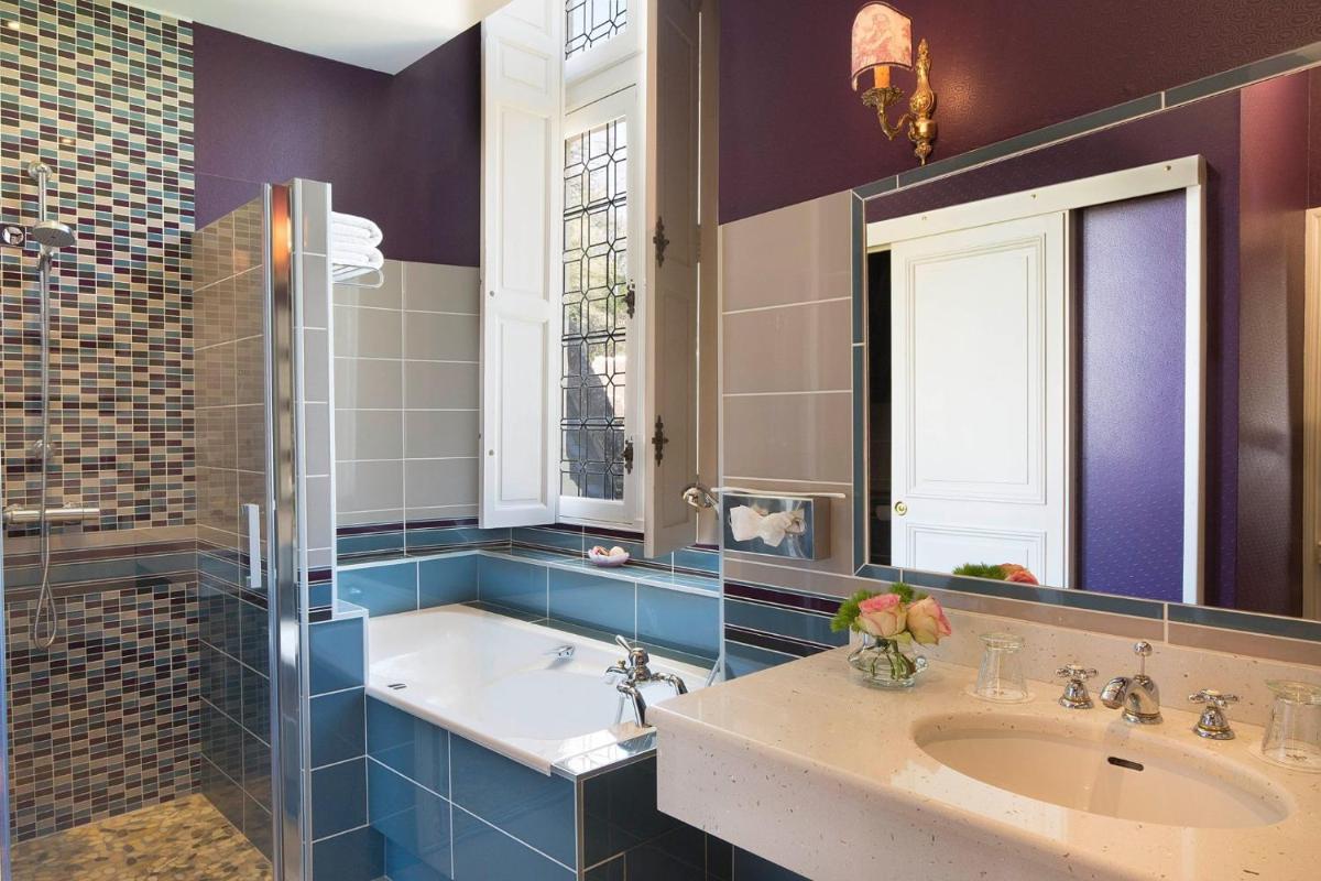 Salle de bains dans l'établissement Château de Noizay - ChâteauZen