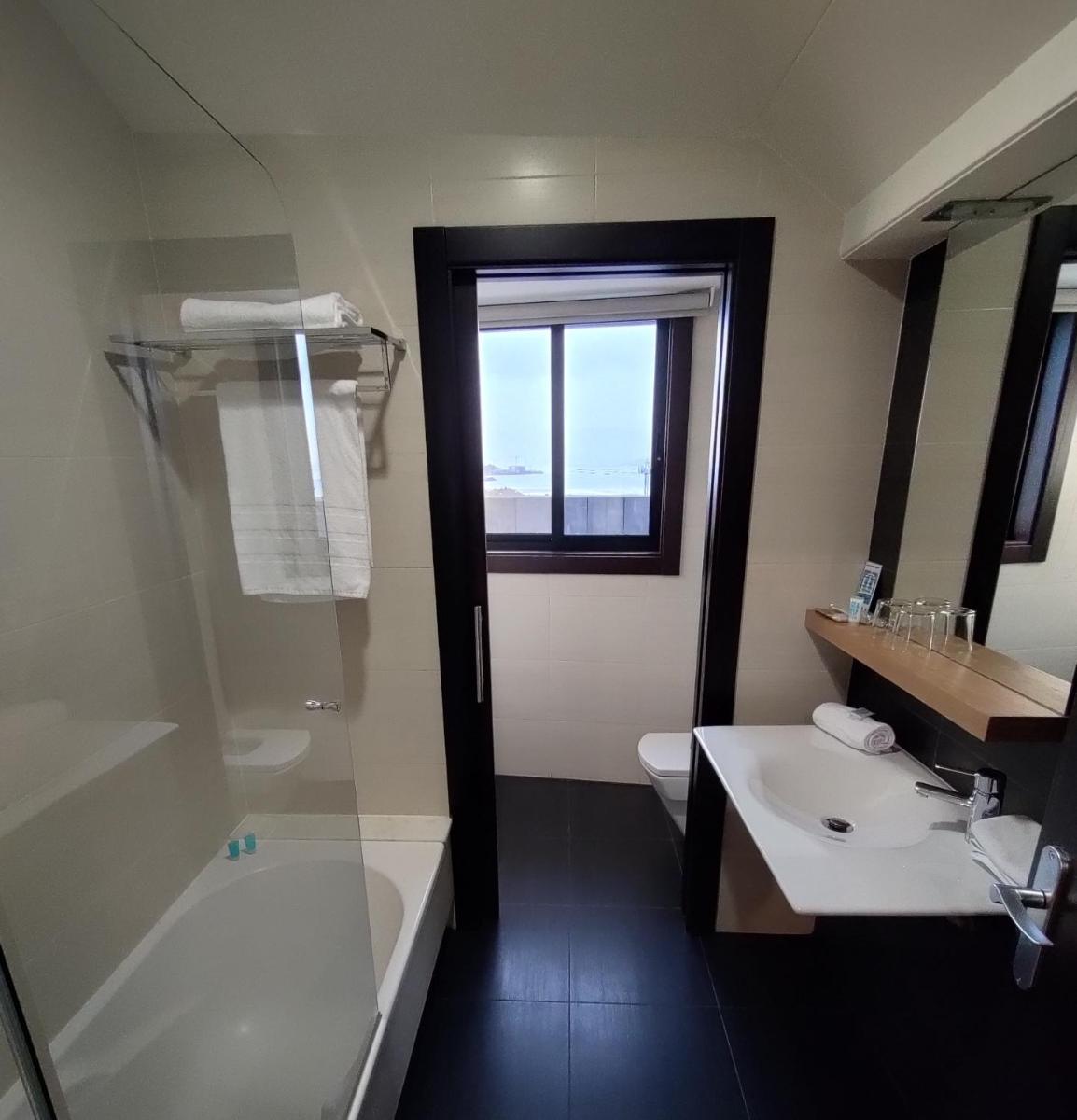 Un baño de Hotel Bienestar Moaña
