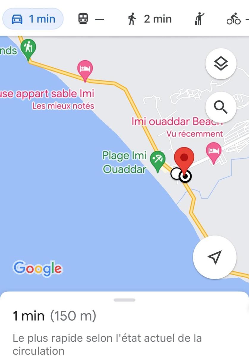 200 mètres des plages, magnifique 2 pièces top rénovation, 50 m2, 4 couchages, Imi Ouaddar - Housity