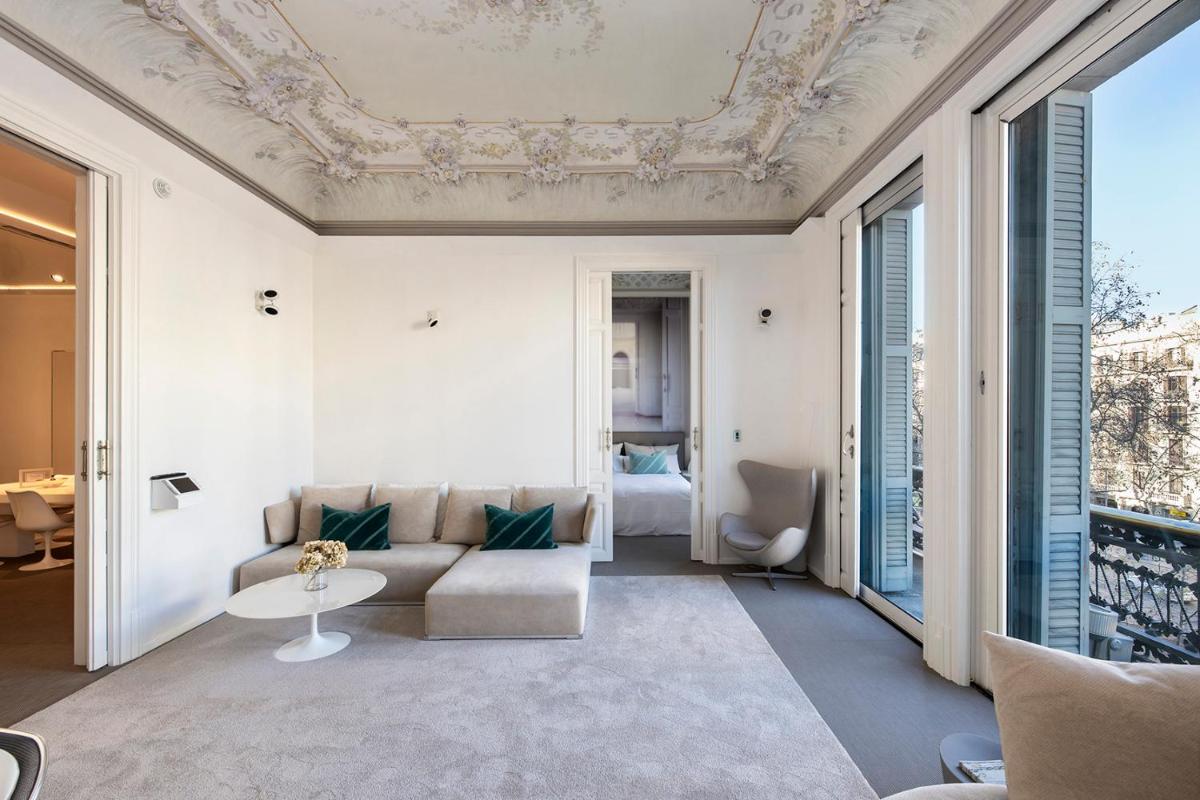 Zona de estar de El Palauet Royal Suites