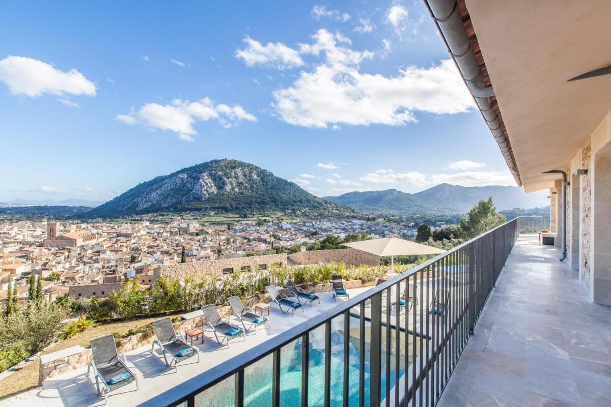 Beautiful Pollensa House Casa Estella Overlooking Old Town 5 bedrooms Calvari - Housity