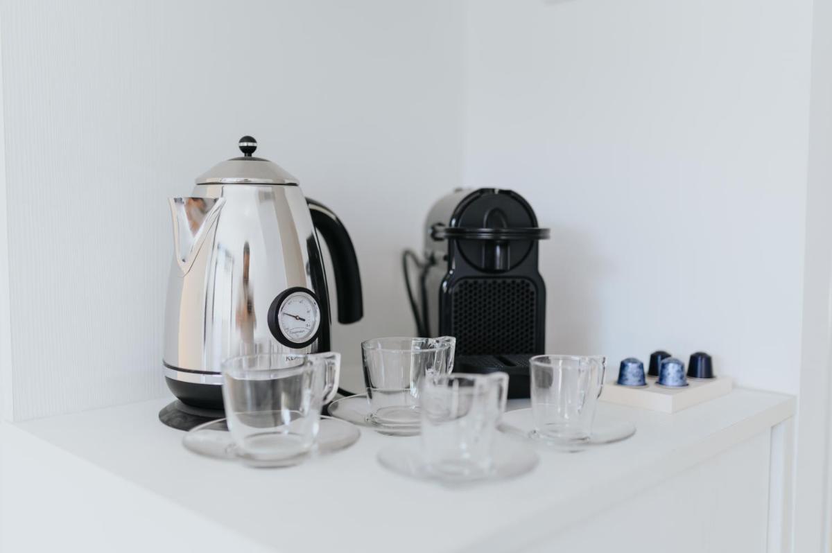 Plateau bouilloire dans l'établissement Le Meez