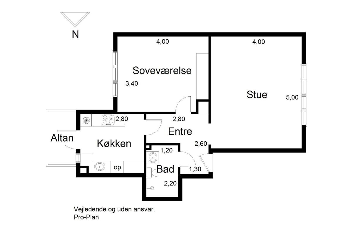Suitetrails - Rolfsgade 105 st th (id197)