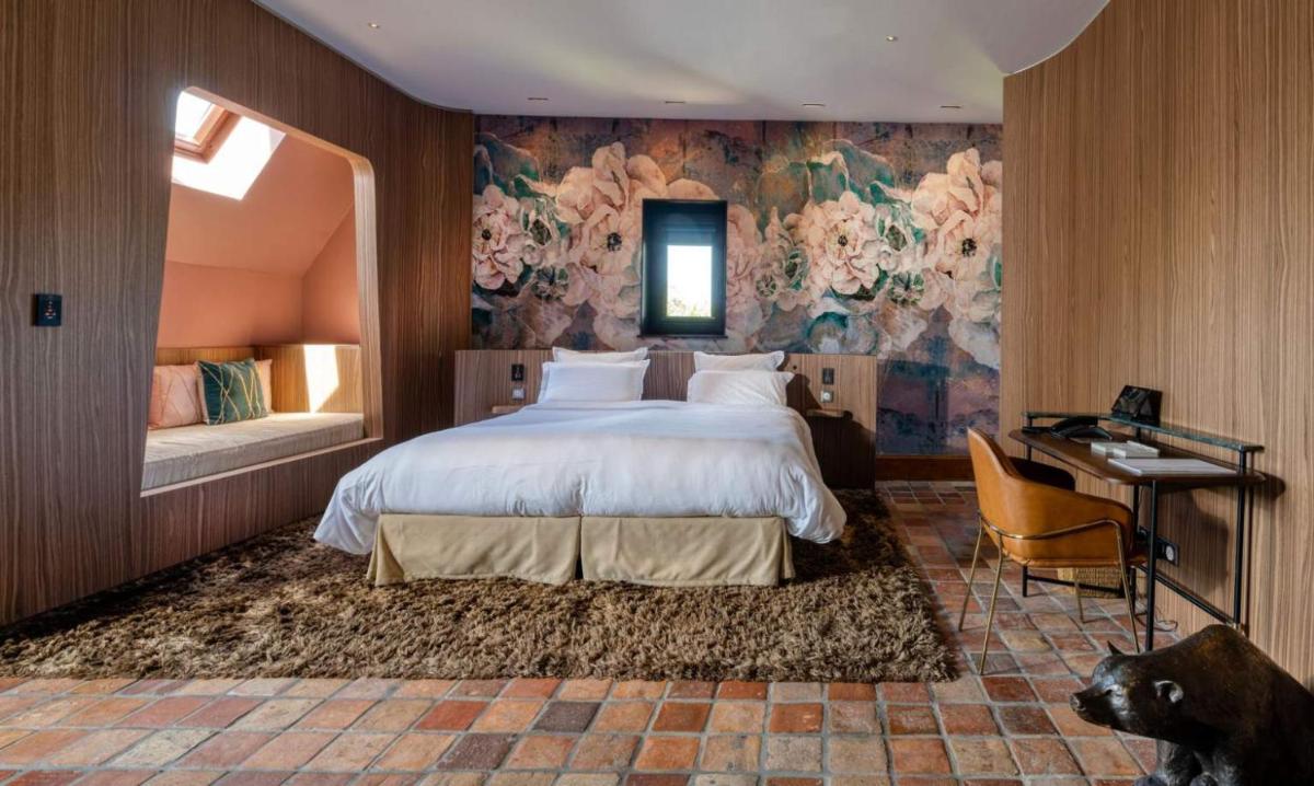 Un ou plusieurs lits dans un hébergement de l'établissement Hotel des Berges, Restaurant Gastronomique & Spa