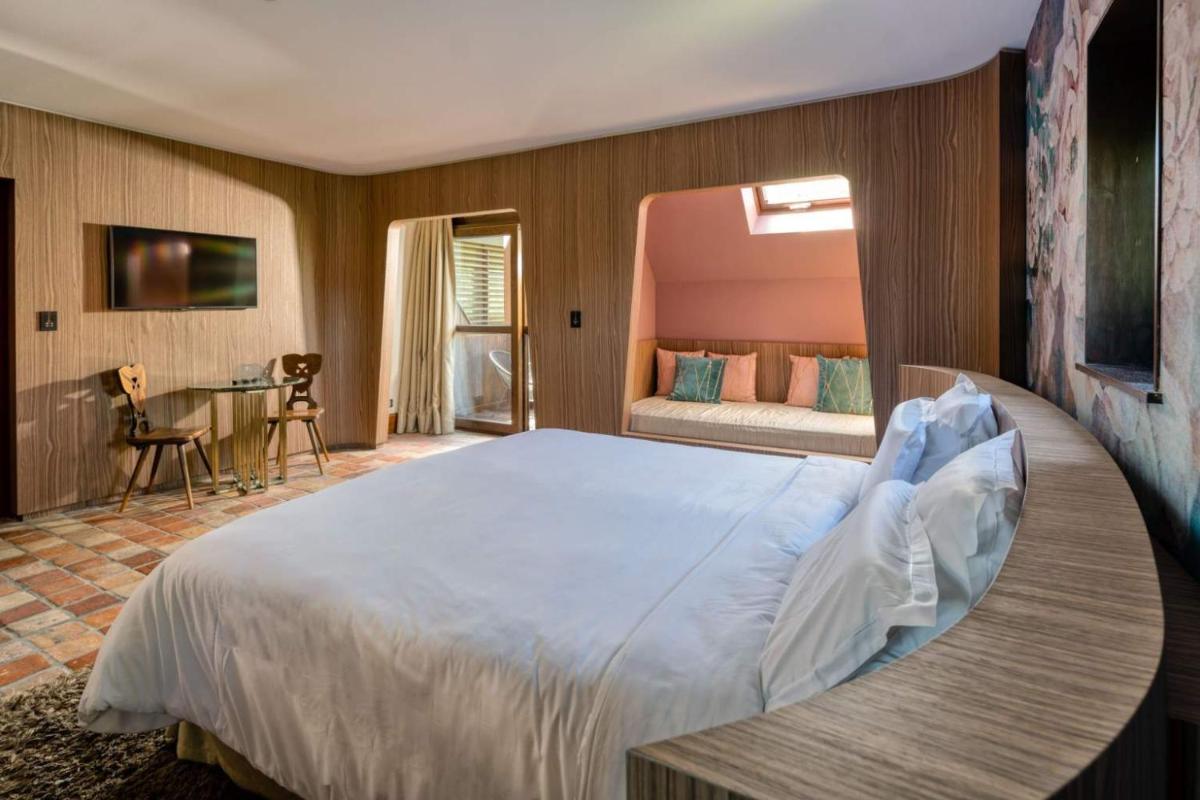 Un ou plusieurs lits dans un hébergement de l'établissement Hotel des Berges, Restaurant Gastronomique & Spa
