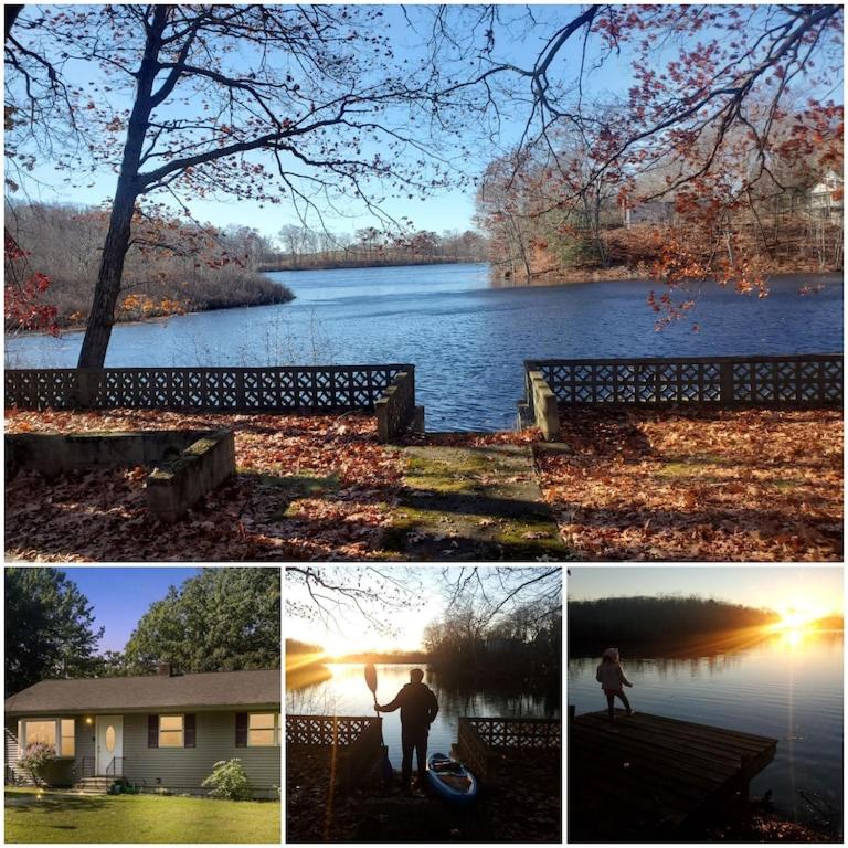 NEW Listing: LAKEFRONT Home w/ Dock, Theater Room, Firepit. Near Mystic, Casinos - Housity