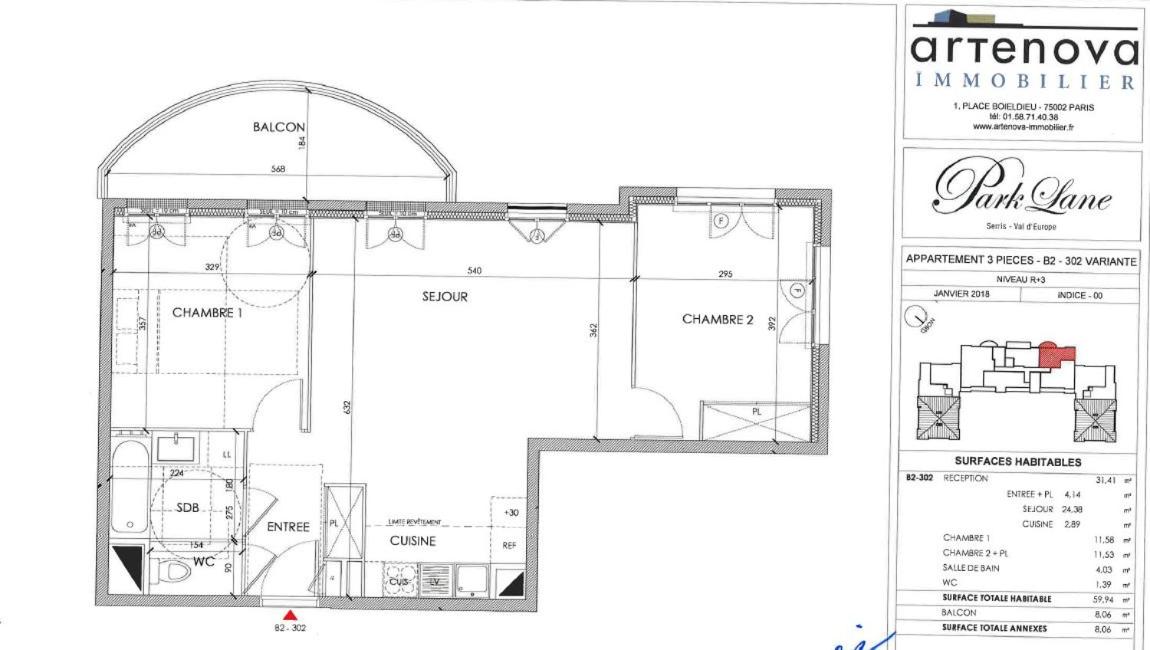 3 room flat in ParkLane - 1,5km Disney - Housity