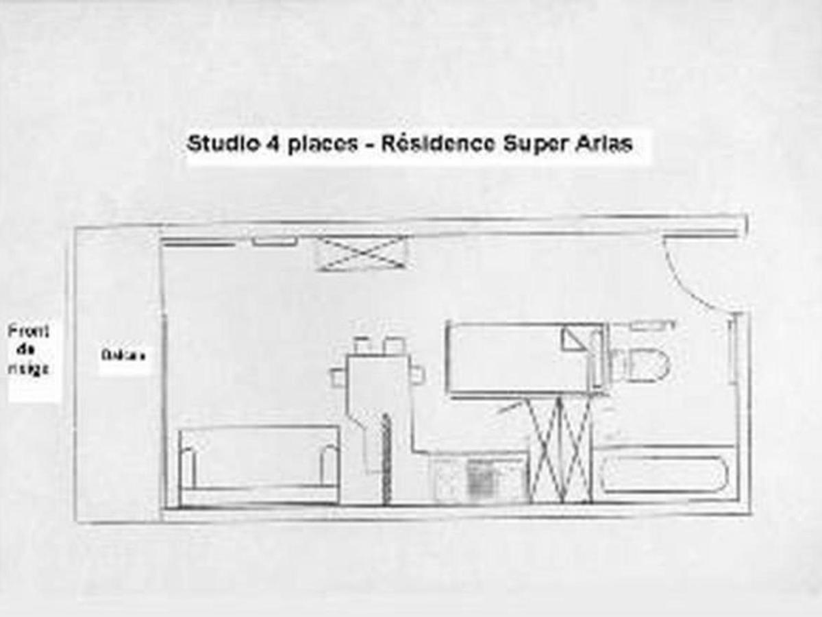 Studio 4 pers avec balcon sur les pistes, parking gratuit, casier à skis et kitchenette aménagée - FR-1-602-32 - Housity
