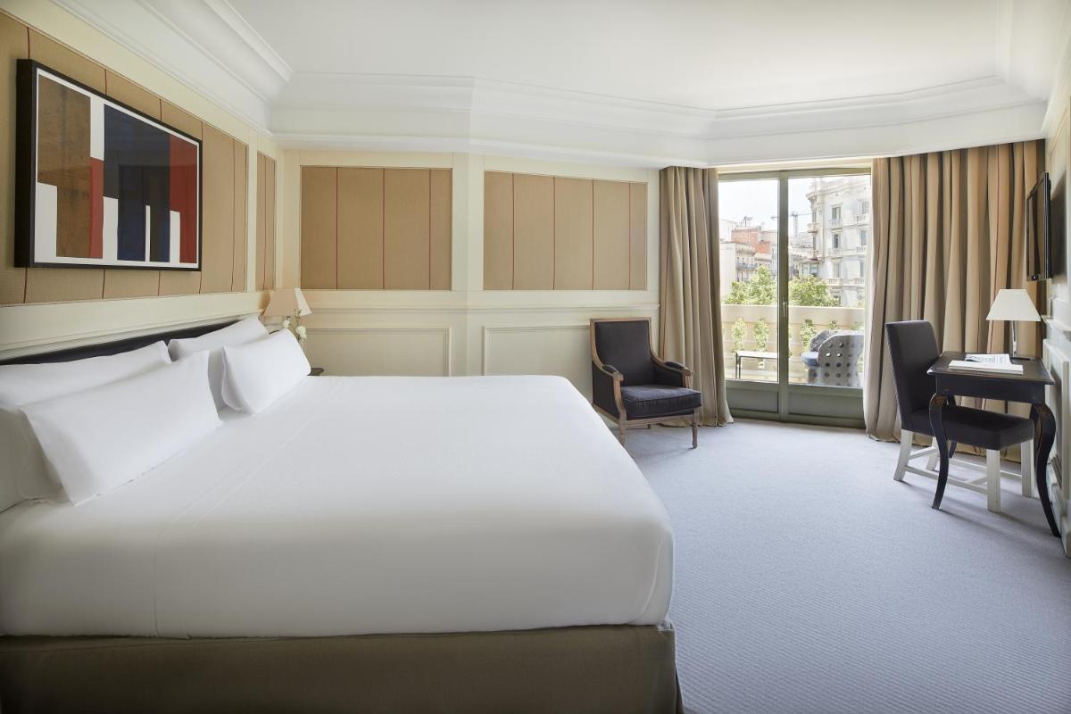 Cama o camas de una habitación en Majestic Hotel & Spa Barcelona GL