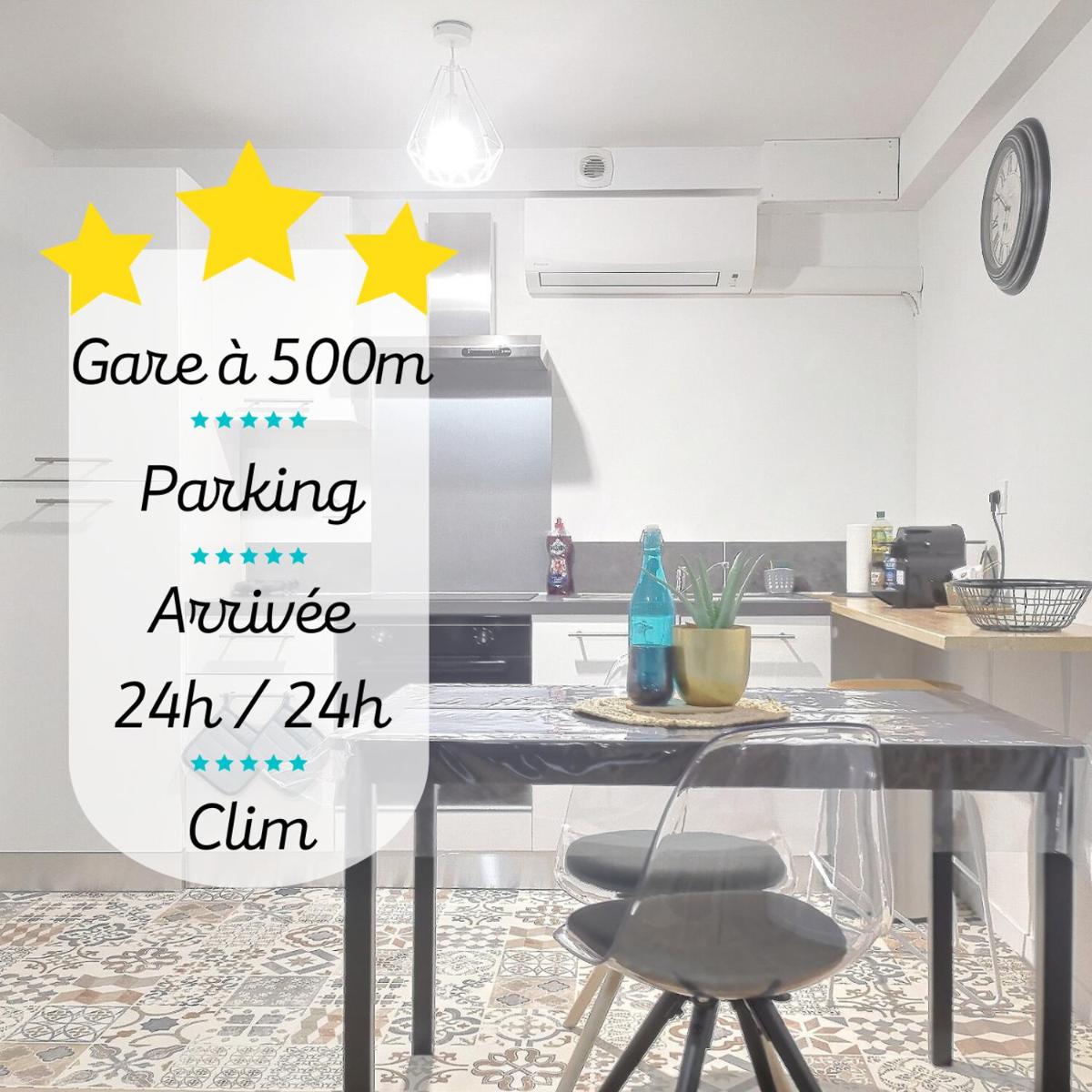 Cosy flat proche Gare & Parking - clim - Housity