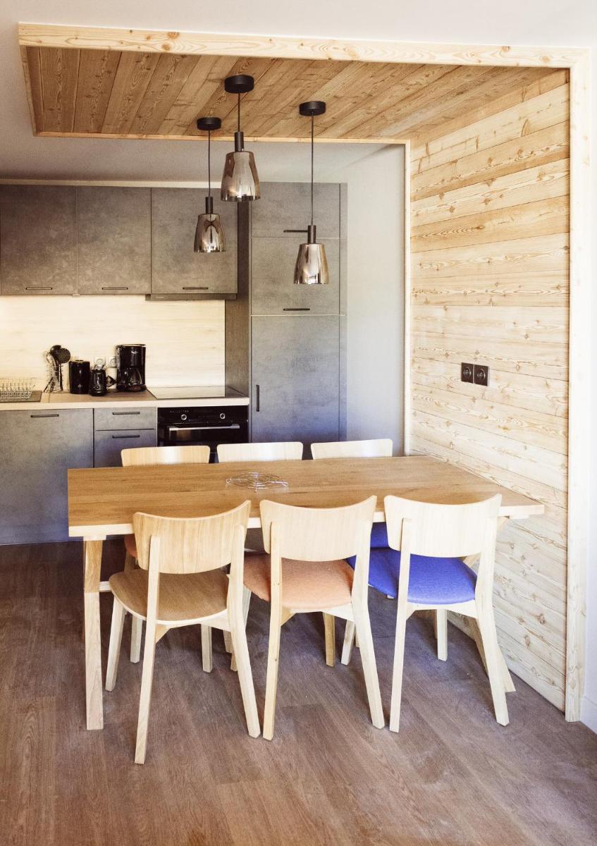 Cuisine ou kitchenette dans l'établissement Résidence Club MMV Le Silvana