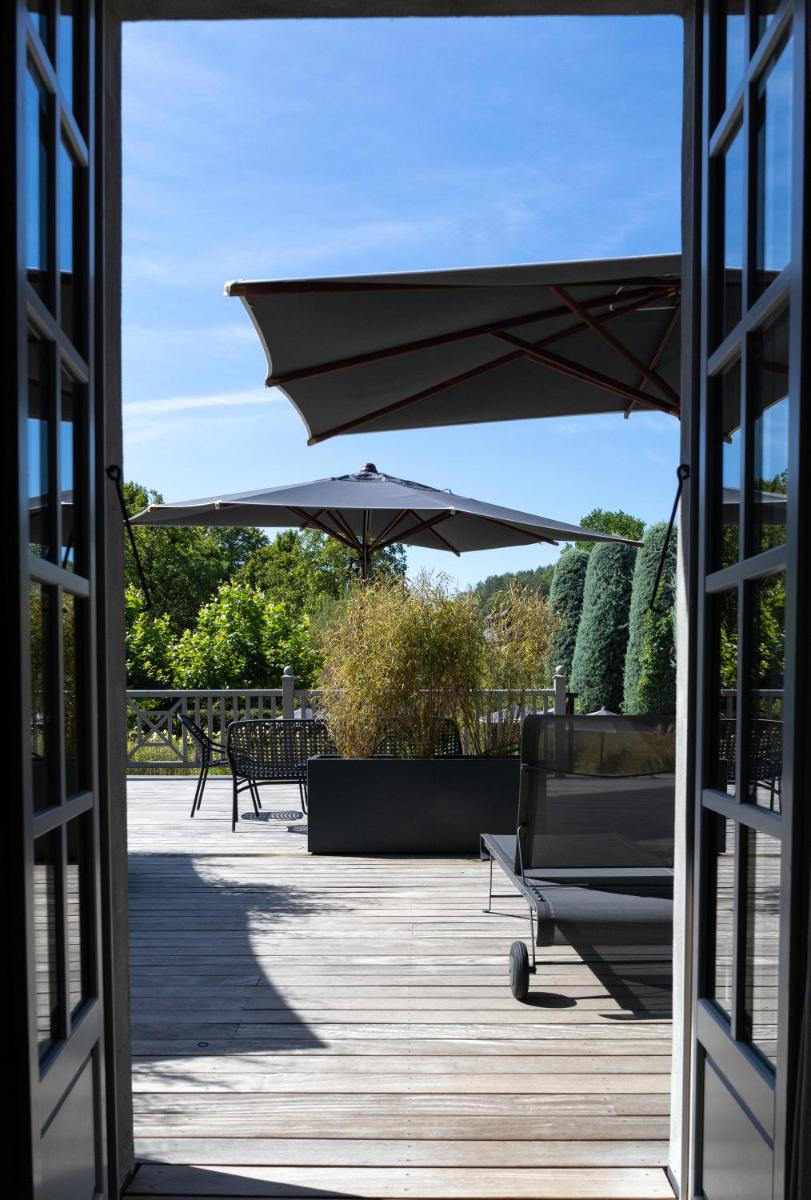 Balcon ou terrasse dans l'établissement Chateau De Germigney