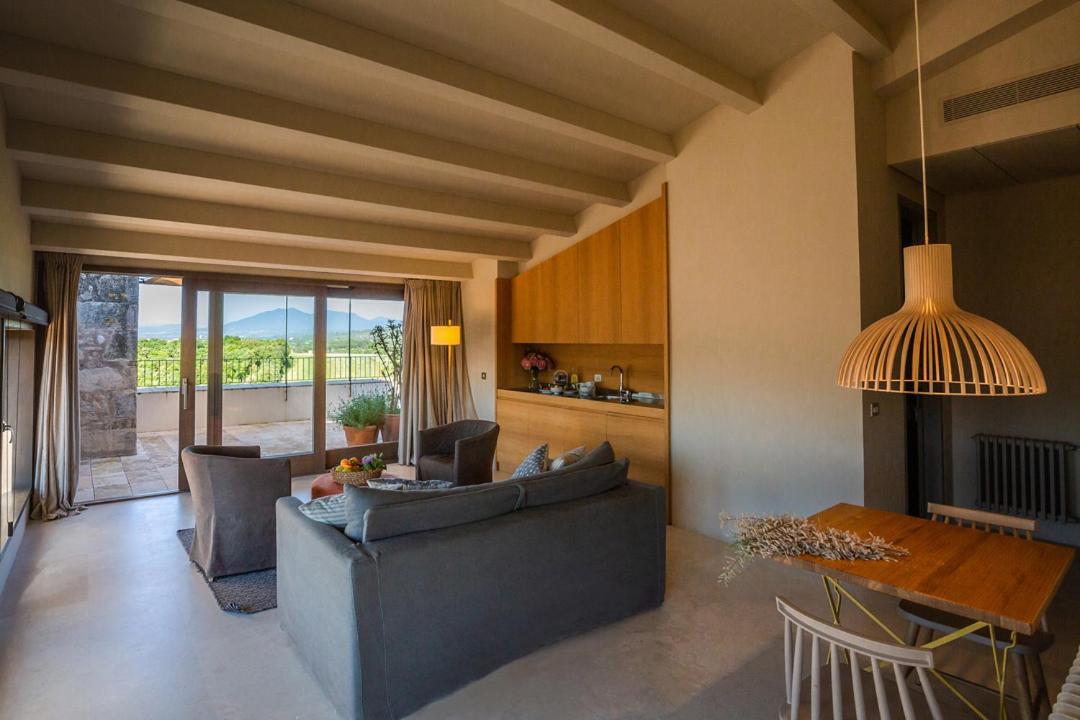Zona de estar de Hotel Mas Bosch 1526