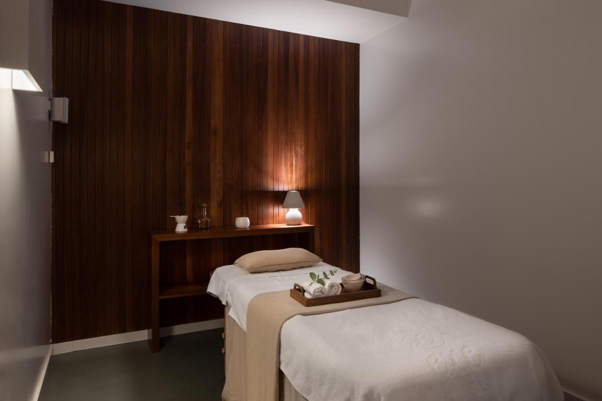 Uma cama ou camas num quarto em Dorma Praia Golfe