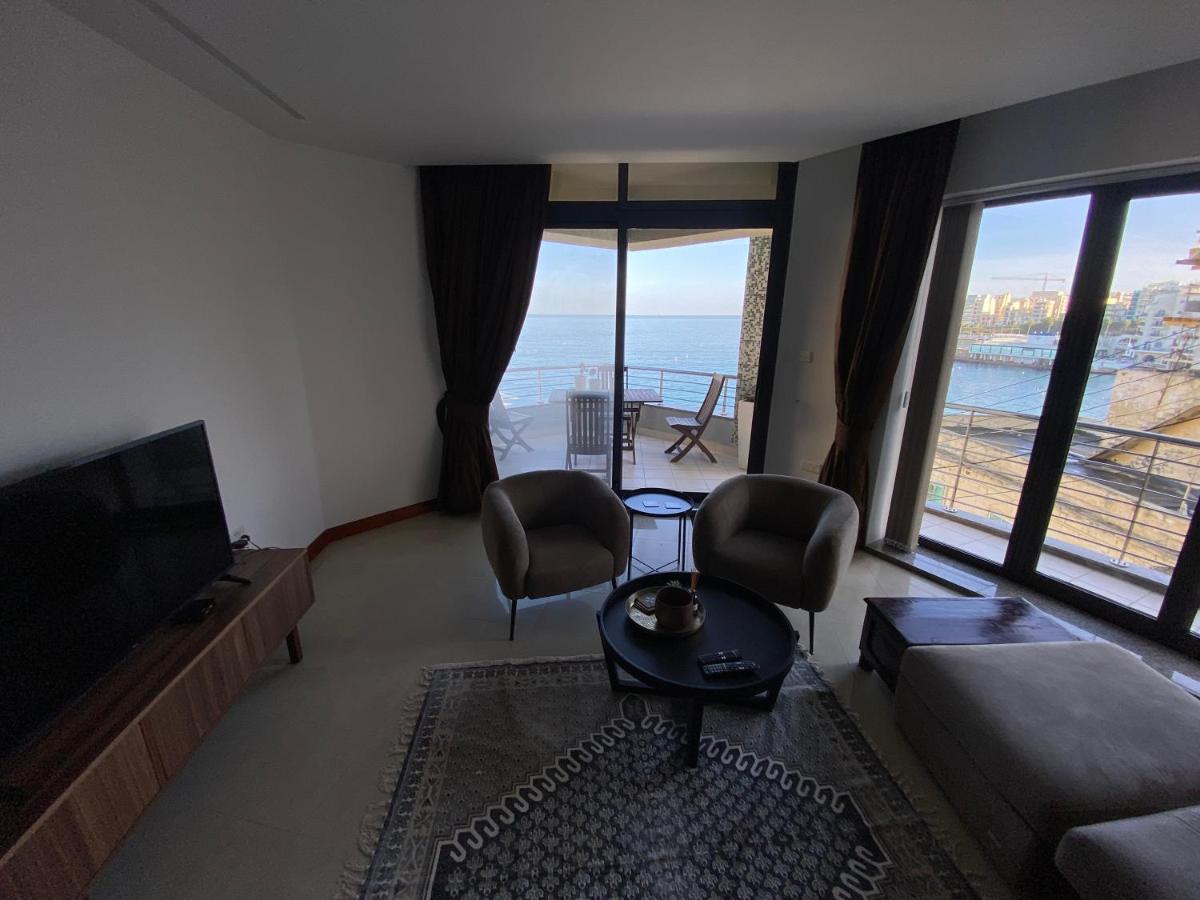 Luxury Bay View 3 Bed 3 Bath Seafront Apartment in St Paul's Bay - Housity