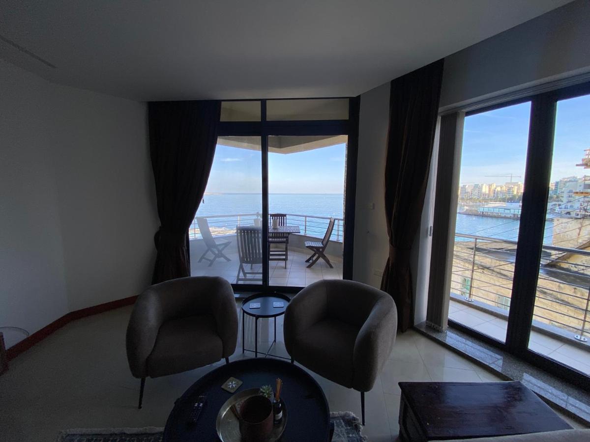 Luxury Bay View 3 Bed 3 Bath Seafront Apartment in St Paul's Bay - Housity