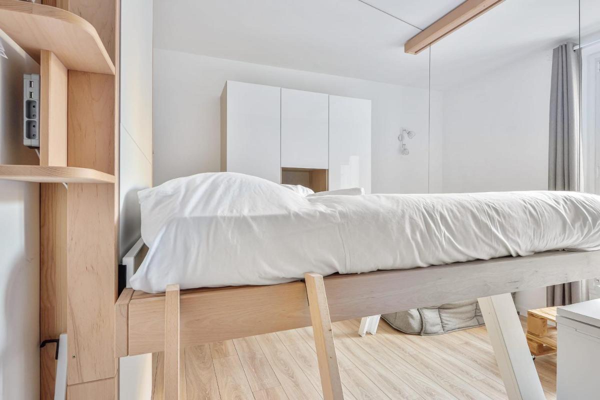 Modern studio on courtyard in the heart of the 13th district - Welkeys - Housity