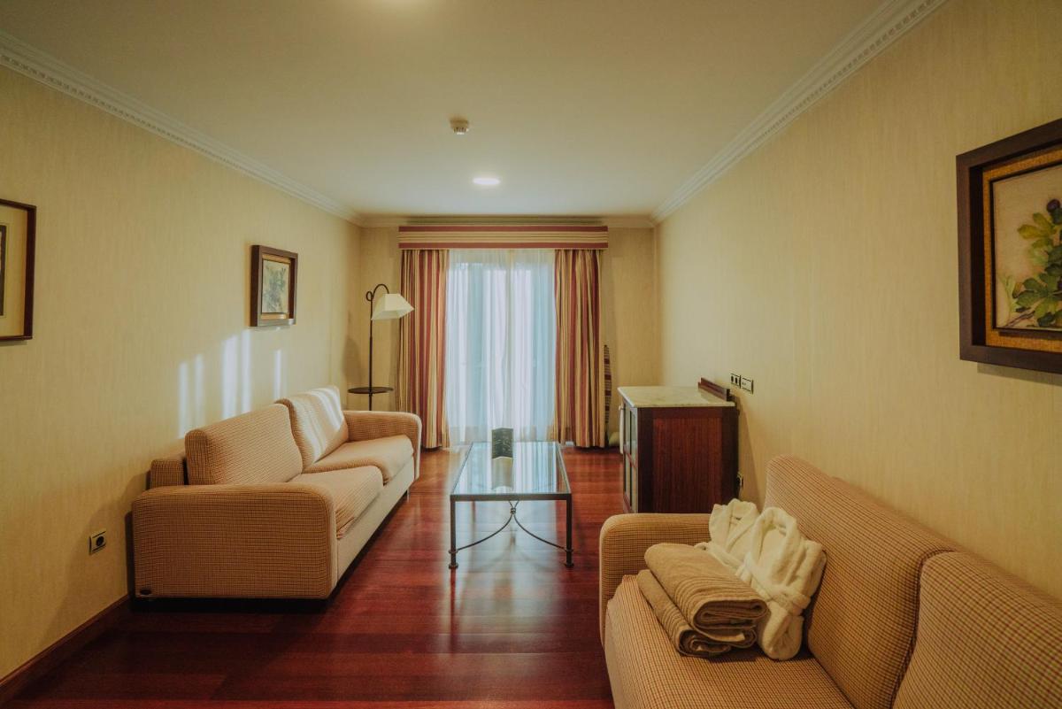 Zona de estar de Hotel Spa Villalba