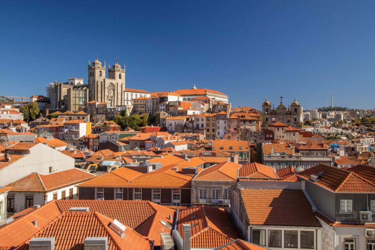 Uma vista geral de Porto ou a vista da cidade a partir do hotel