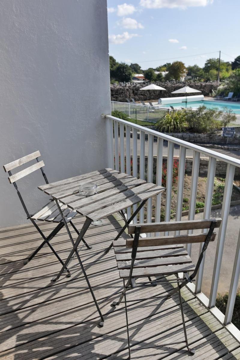 Balcon ou terrasse dans l'établissement Le Galet Hotel & Spa
