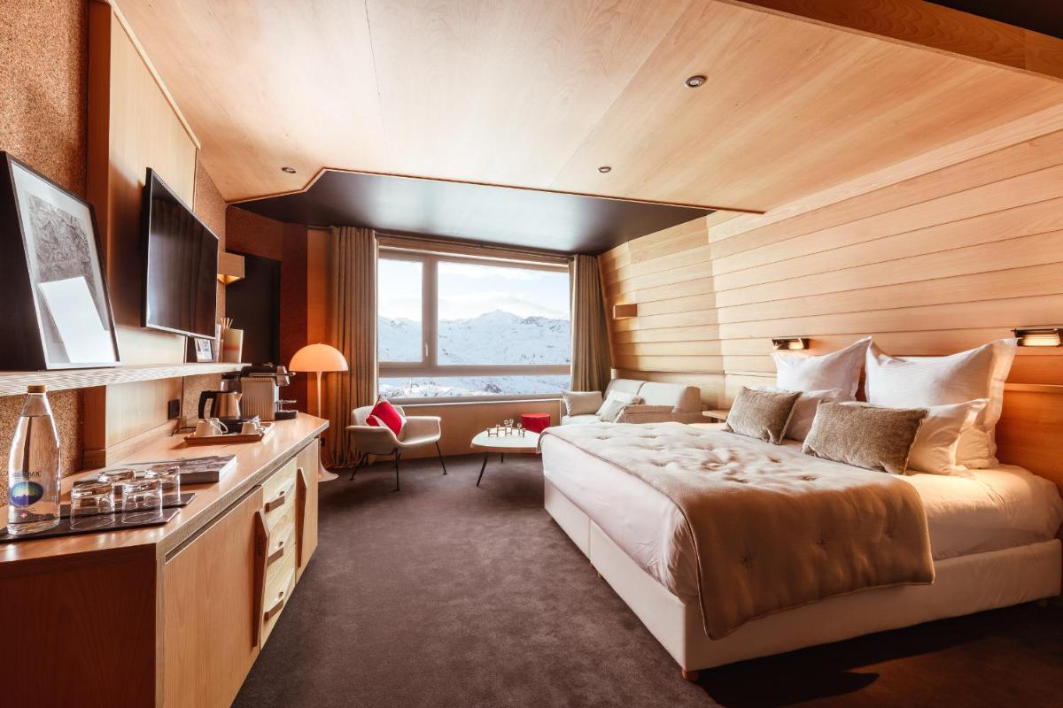 Un ou plusieurs lits dans un hébergement de l'établissement Altapura Hôtel & Spa Val Thorens