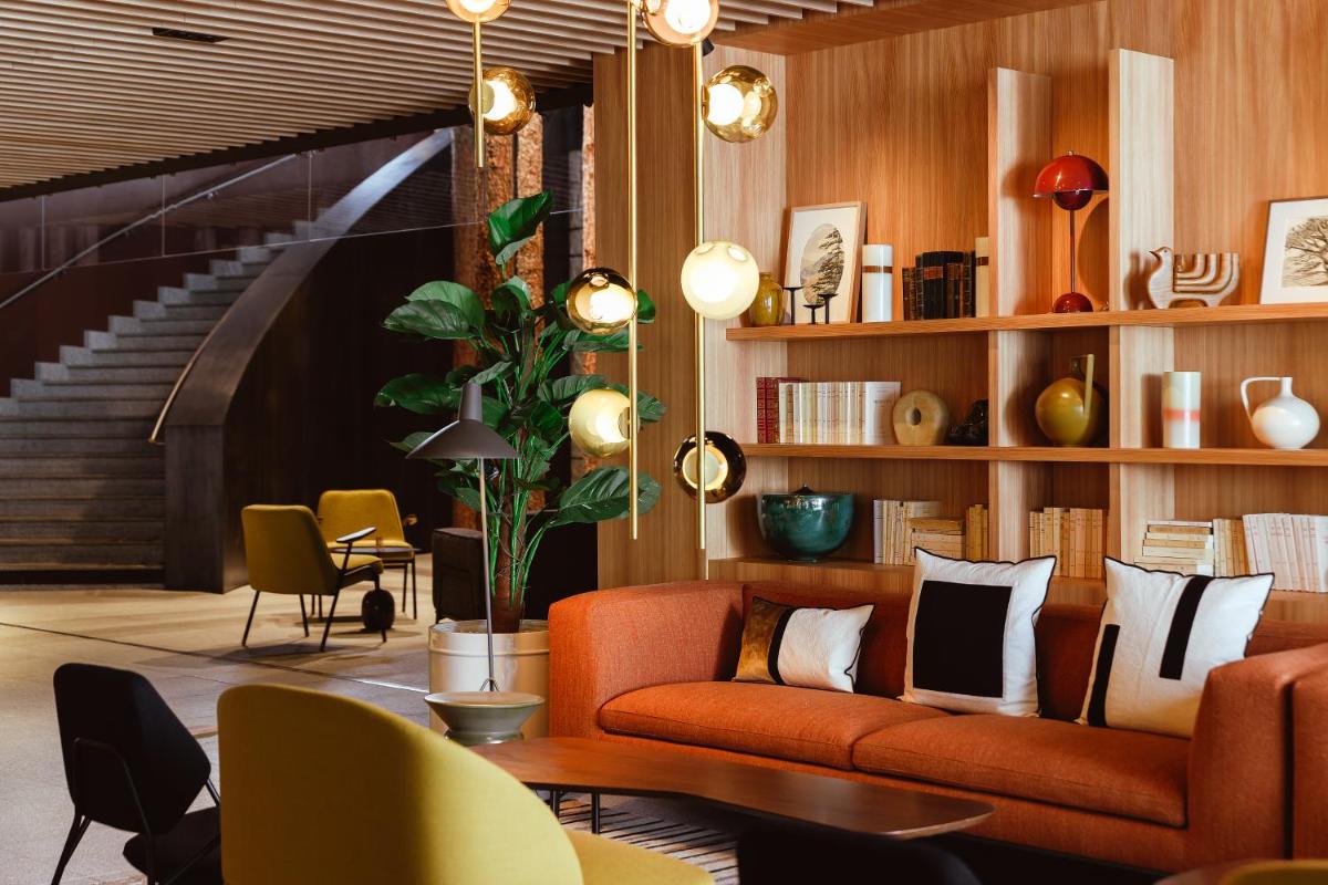 Coin salon dans l'établissement Altapura Hôtel & Spa Val Thorens