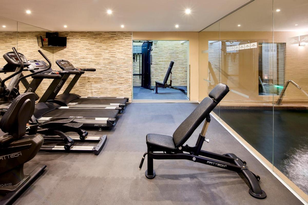 O centro de fitness e/ou as comodidades de fitness de Santa Eulalia Hotel & Spa