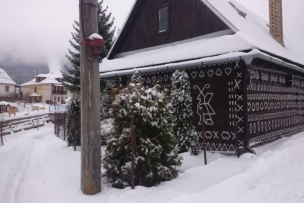 Maľovaná drevenička v Čičmanoch - Housity