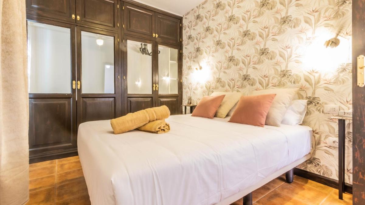 Cama o camas de una habitación en Hotel Ecolife Tenerife