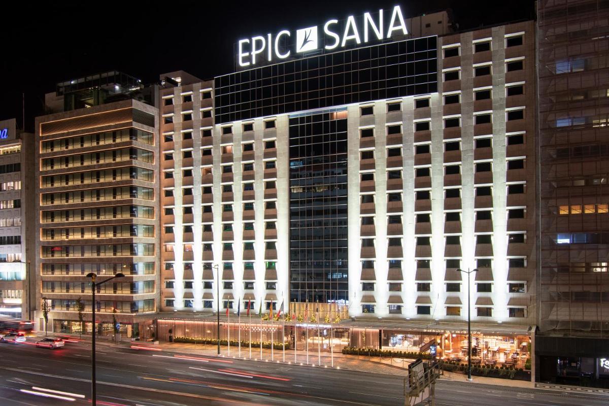 O edifício onde o hotel está situado