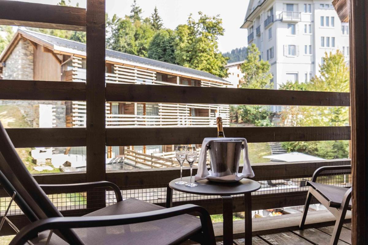Balcon ou terrasse dans l'établissement M de Megève