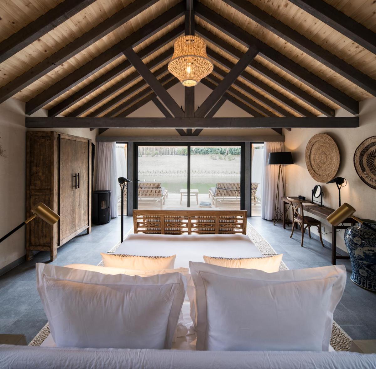Uma cama ou camas num quarto em Sublime Comporta Country Retreat & SPA
