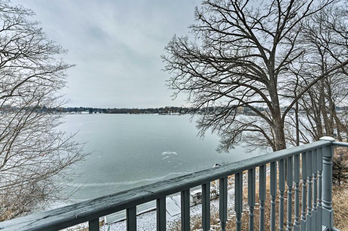 Lakefront Genoa City Home with Private Beach - Housity