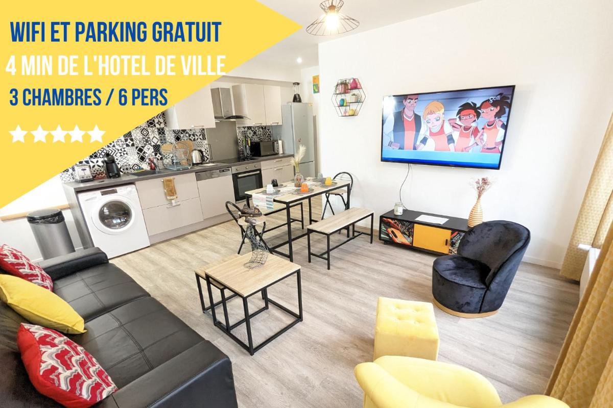 Beau-Jean, Un Cocon Sympa 5 min à Pied du Centre-Ville, Parking Privé, à 10 min du CHU - Housity
