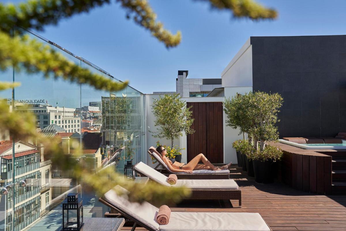 Uma varanda ou terraço em PortoBay Liberdade