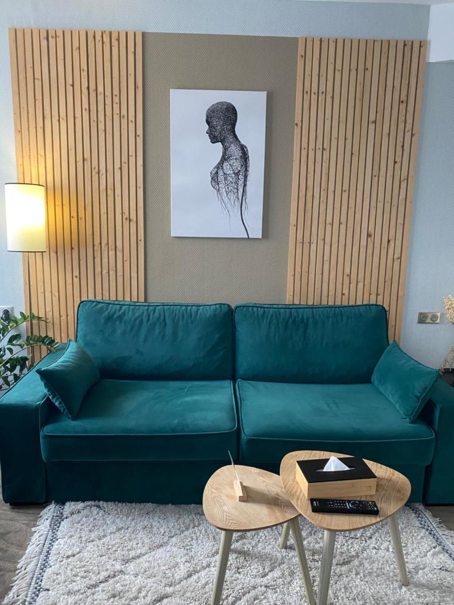 Coin salon dans l'établissement Hotel Normandy