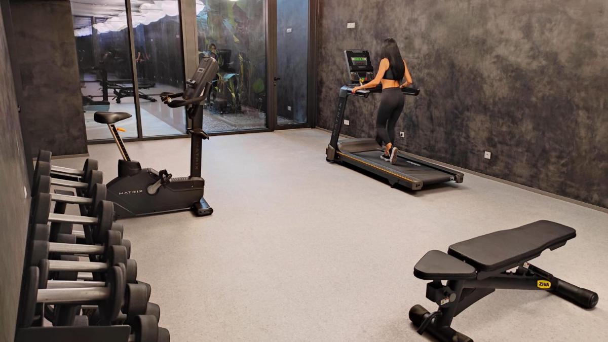O centro de fitness e/ou as comodidades de fitness de Sines Sea View Business & Leisure Hotel
