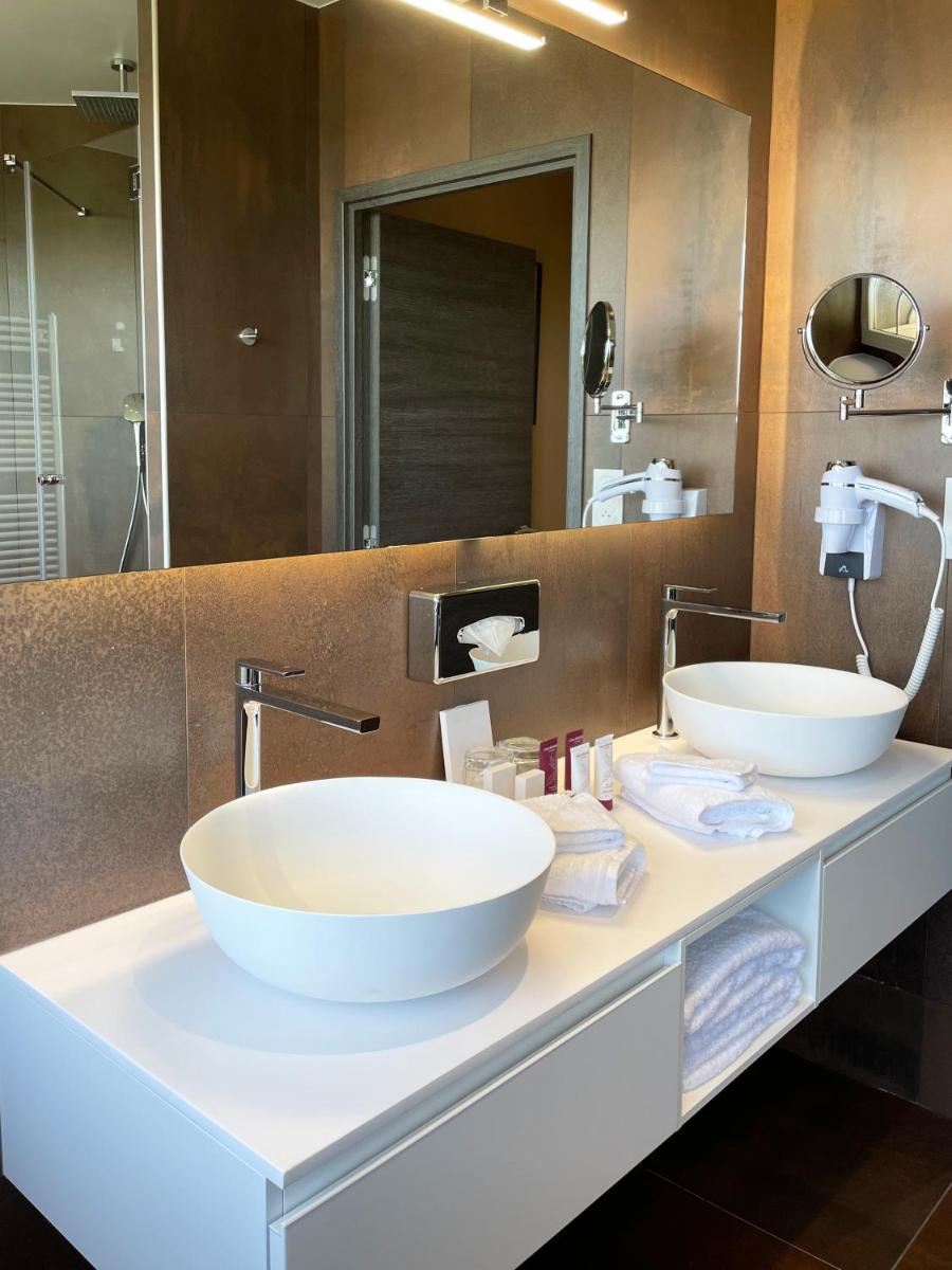 Salle de bains dans l'établissement Le Grand Hôtel Le Touquet-Paris-Plage