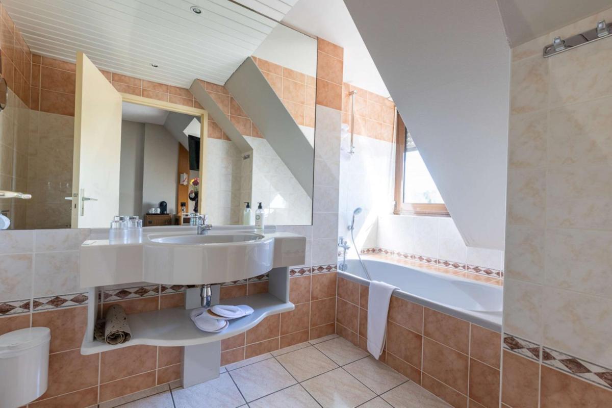 Salle de bains dans l'établissement Best Western Le Relais de Laguiole Hôtel & Spa