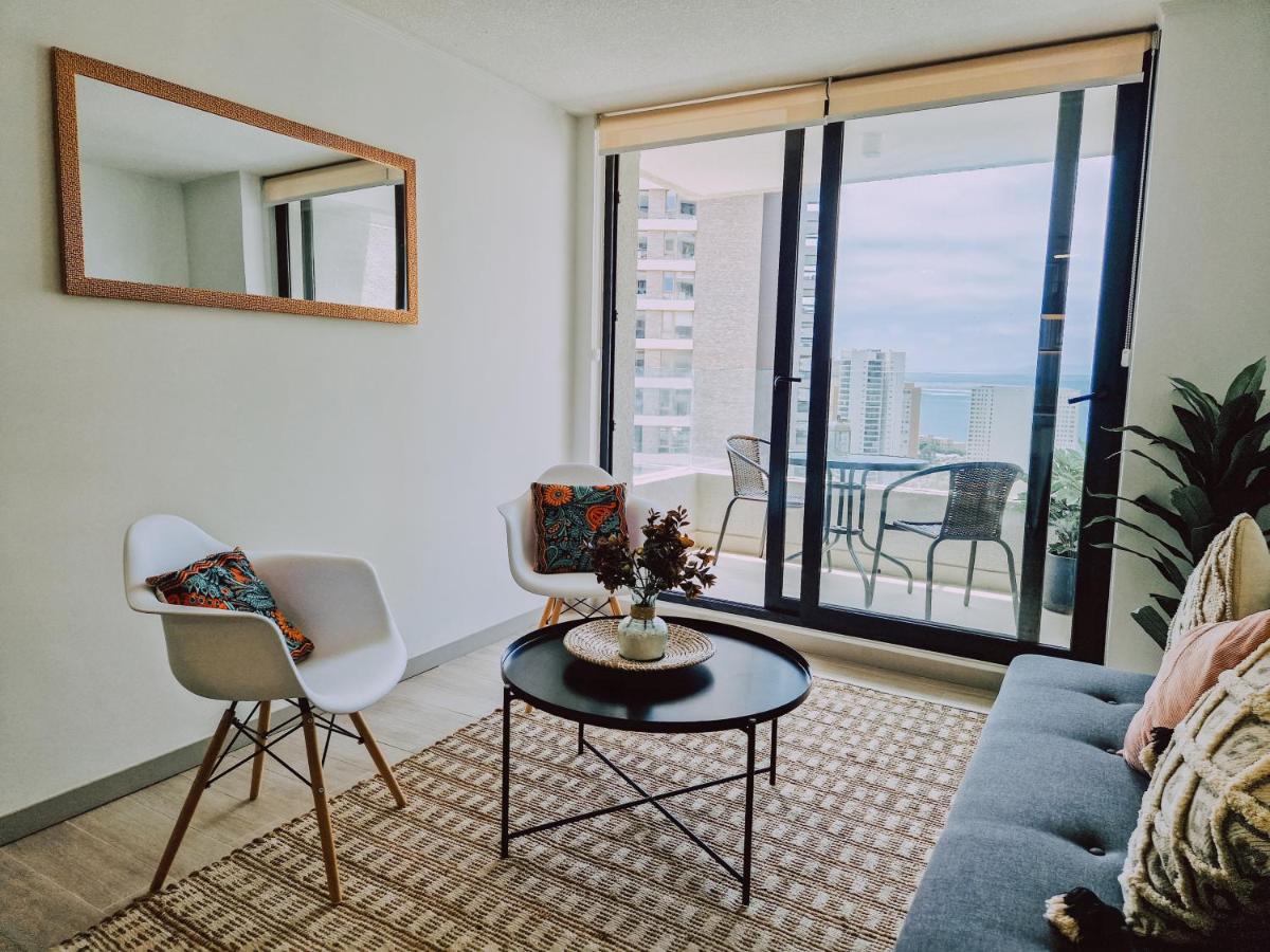 Departamento en Costas de Montemar, a pasos de la playa, con Vista al Mar, Piscina y GYM - Housity